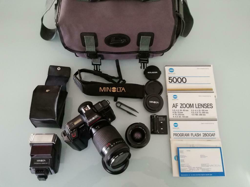 Minolta 5000 jaren '80, Audio, Tv en Foto, Ophalen of Verzenden, Gebruikt