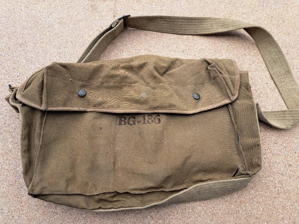 BG-186 SIGNAL CORPS BAG - USWW2 ORIGINAL, Verzamelen, Ophalen of Verzenden, Landmacht, Overige typen