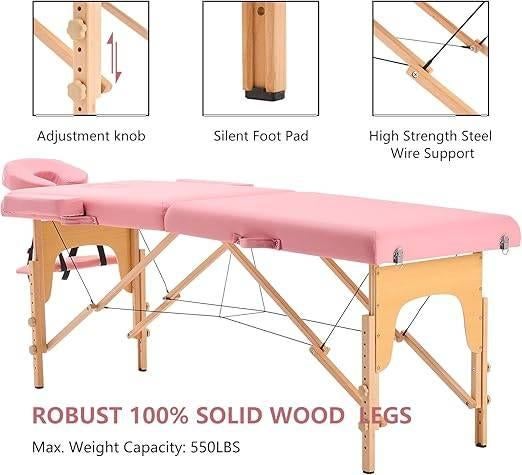 Professionele opvouwbare massagetafel | GRATIS LEVERING, -, Verzenden, Nieuw, YOUNIKE