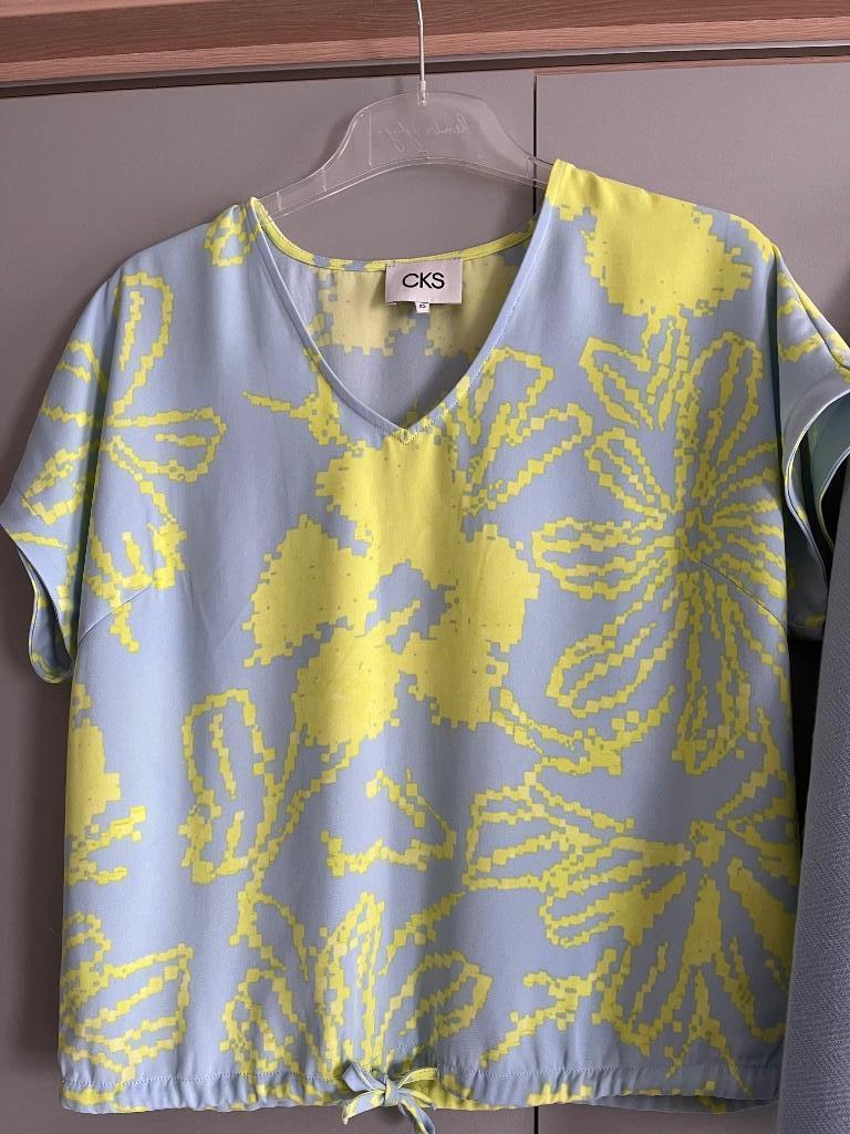 Blousje CKS en blazer Only, Kleding | Dames, Ophalen of Verzenden, Zo goed als nieuw, Maat 36 (S), Blauw
