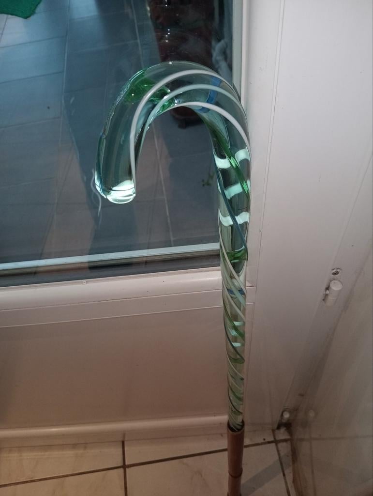 Riet van glas en bamboe, Ophalen of Verzenden, Gebruikt