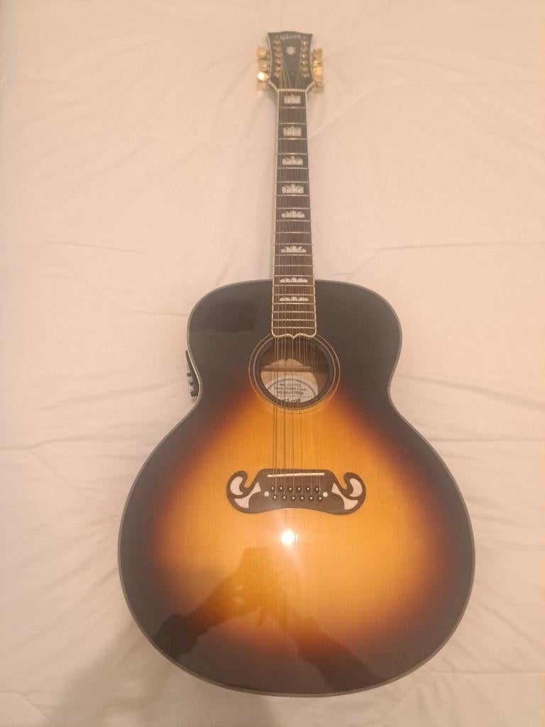 Unieke Gibson SJ-200VS 12 string, Ophalen, Zo goed als nieuw, Western- of Steelstringgitaar, 12-snarig