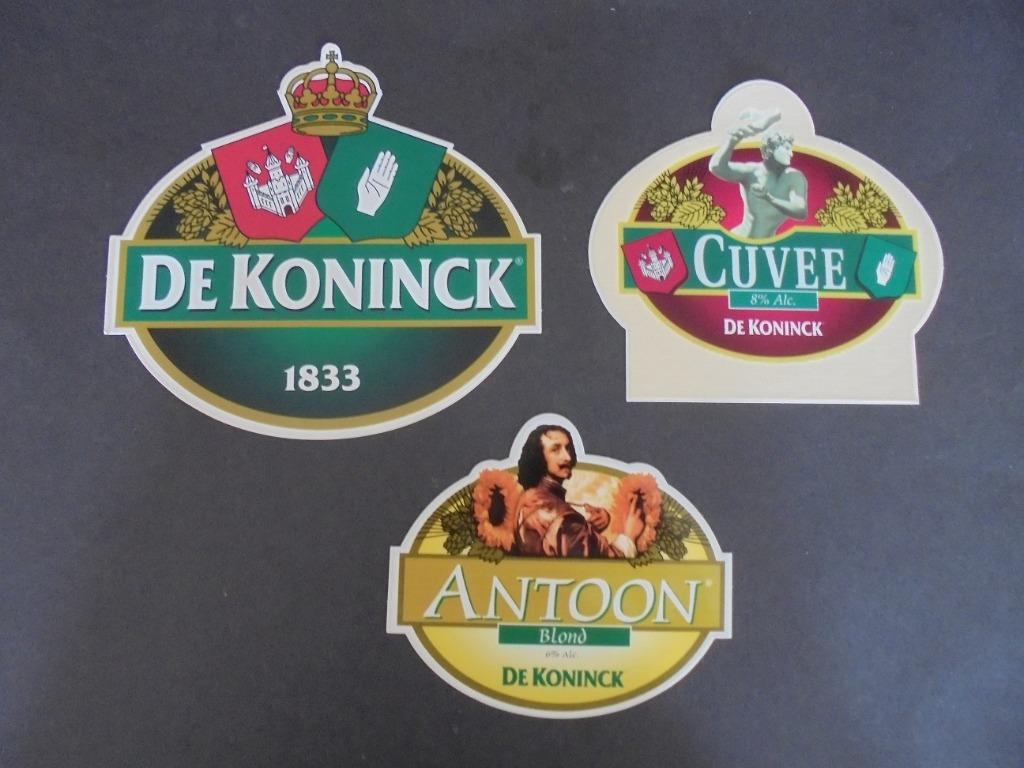 sticker bier De Koninck 1833 Cuvee Antoon, Verzamelen, Verzenden, Nieuw, Merk