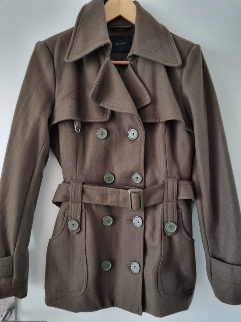 Veste feutrine vero moda, Vero Moda, Porté, Taille 38/40 (M), Vert