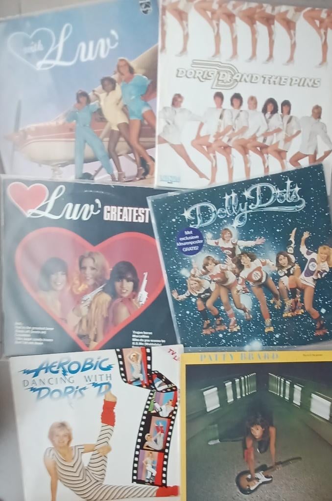 6x LP // Luv'/ Dolly Dots/ Doris D. & The Pins / Patty Brard, Ophalen of Verzenden