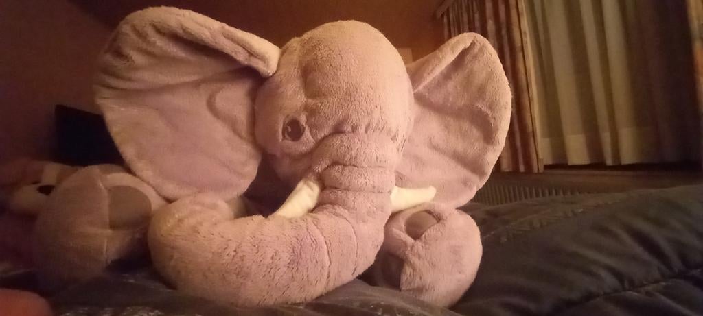 Grote pluche olifant, Enlèvement ou Envoi, Éléphant
