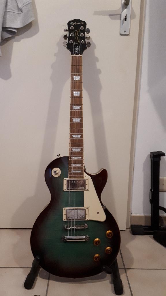 Epiphone Les Paul Standard Pro (Blue Berry Burst) 400 €, Enlèvement, Comme neuf, Solid body, Epiphone