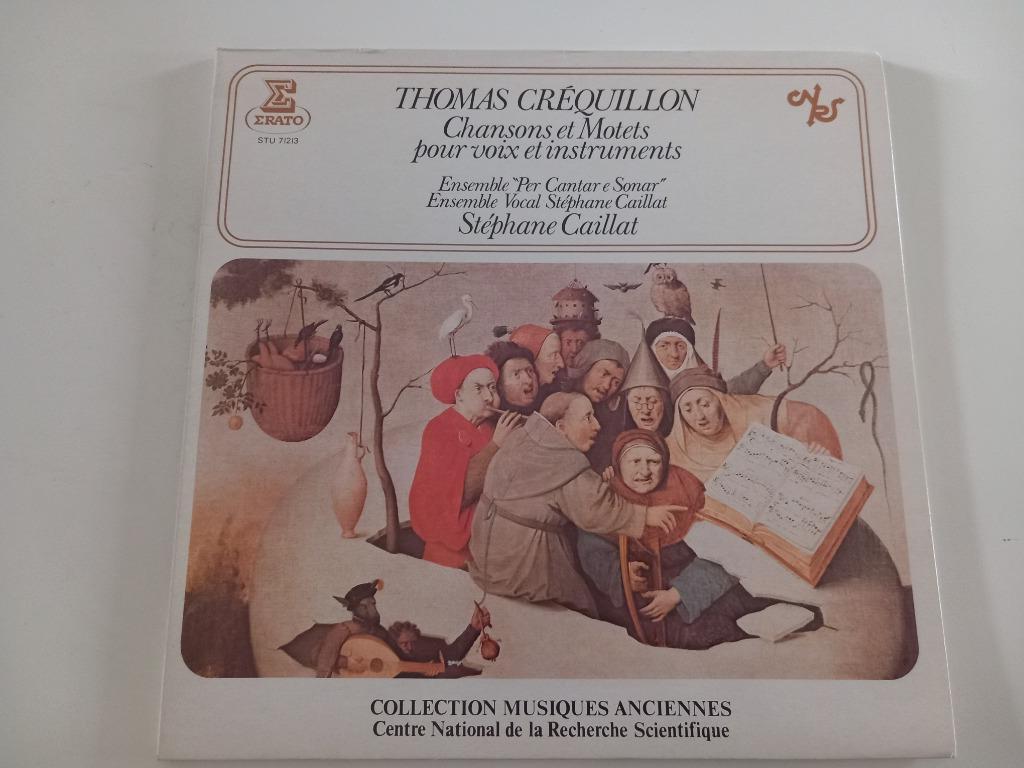 Vinyl LP classique Thomas Créquillon Chansons et motets, Enlèvement ou Envoi, Comme neuf, 12 pouces