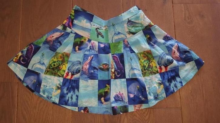 Blauw groen rokje Someone maat 122 / 128, Meisje, Ophalen of Verzenden, Zo goed als nieuw, Someone