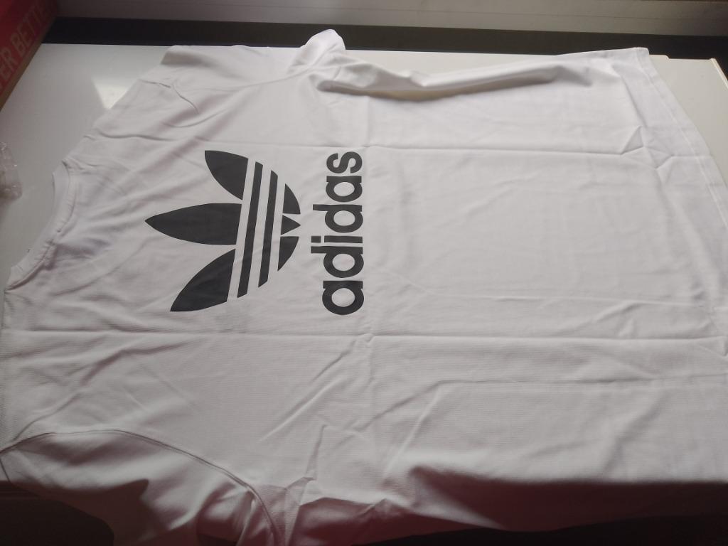 XXL t-shirt adidas nieuw print rug en vooraan logo gestikt, Vêtements | Hommes, T-shirts, Envoi, Neuf, Blanc, Adidas
