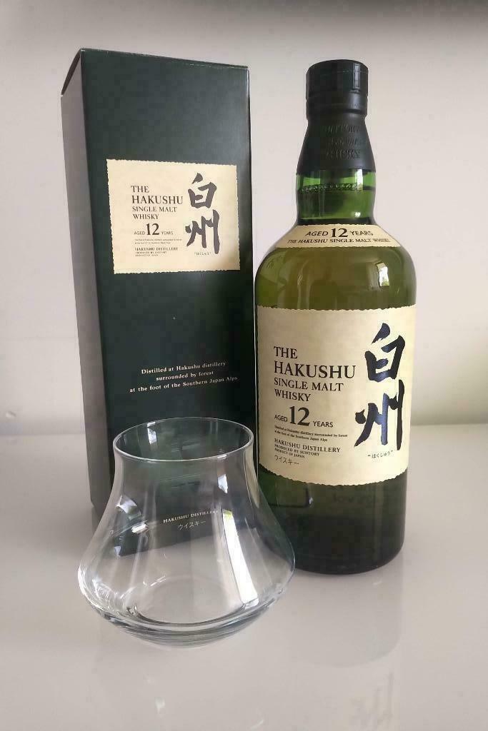 Hakushu 12 ans, 700 ml - 43%, distillerie Suntory (Hakushu), Collections, Vins, Neuf, Autres types, Autres régions, Pleine, Enlèvement ou Envoi