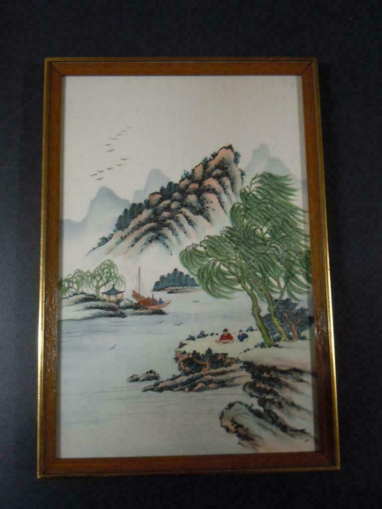 Kader met Chinees werk ., Antiek en Kunst, Ophalen