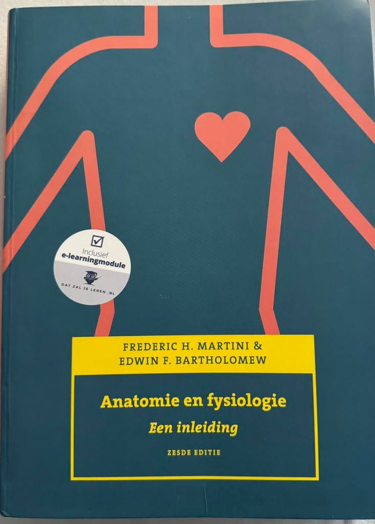 Frederic H. Martini - Anatomie en fysiologie, een inleiding, Boeken, Ophalen, Nederlands, Frederic H. Martini; Edwin F. Bartholomew