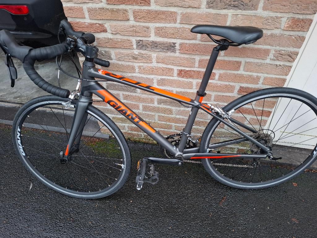 kinder koersfiets, Fietsen en Brommers, Ophalen, Gebruikt, Carbon, Giant