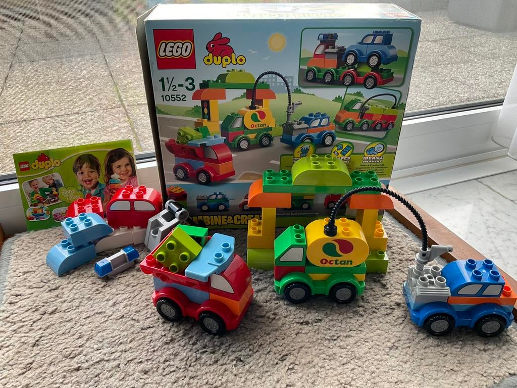 Duplo 10552 creative cars, Ophalen of Verzenden, Duplo