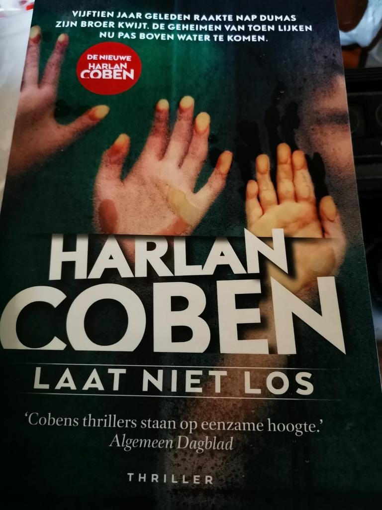 Harlan Coben, laat niet los 2017 als nieuw, Enlèvement ou Envoi, Comme neuf, Harlan Coben