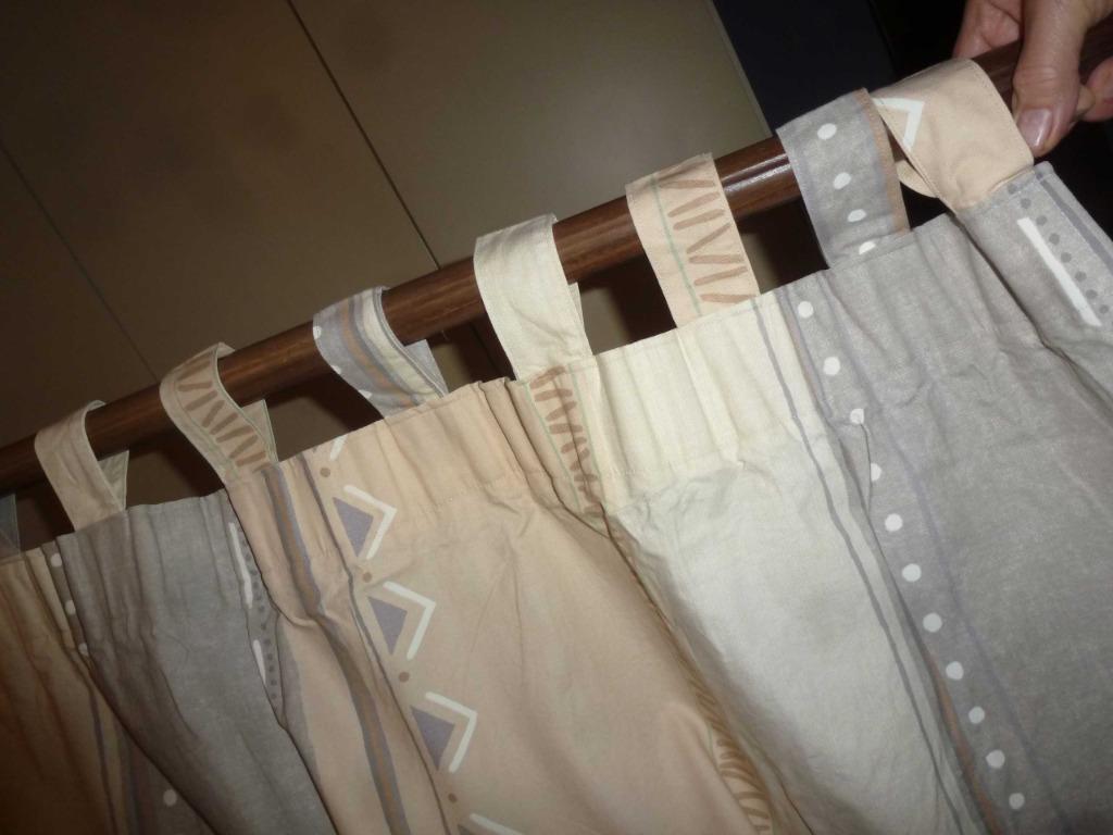 tentures lourdes pour fenêtre largeur 1,5 m - hauteur 1,9 m, Maison & Meubles, Autres couleurs, 100 à 150 cm, Enlèvement, Utilisé