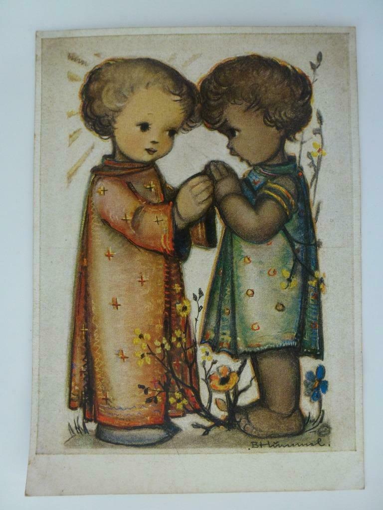 oude prentkaart Hümmel No 4768, Verzamelen, Verzenden, Ongelopen, Kinderen