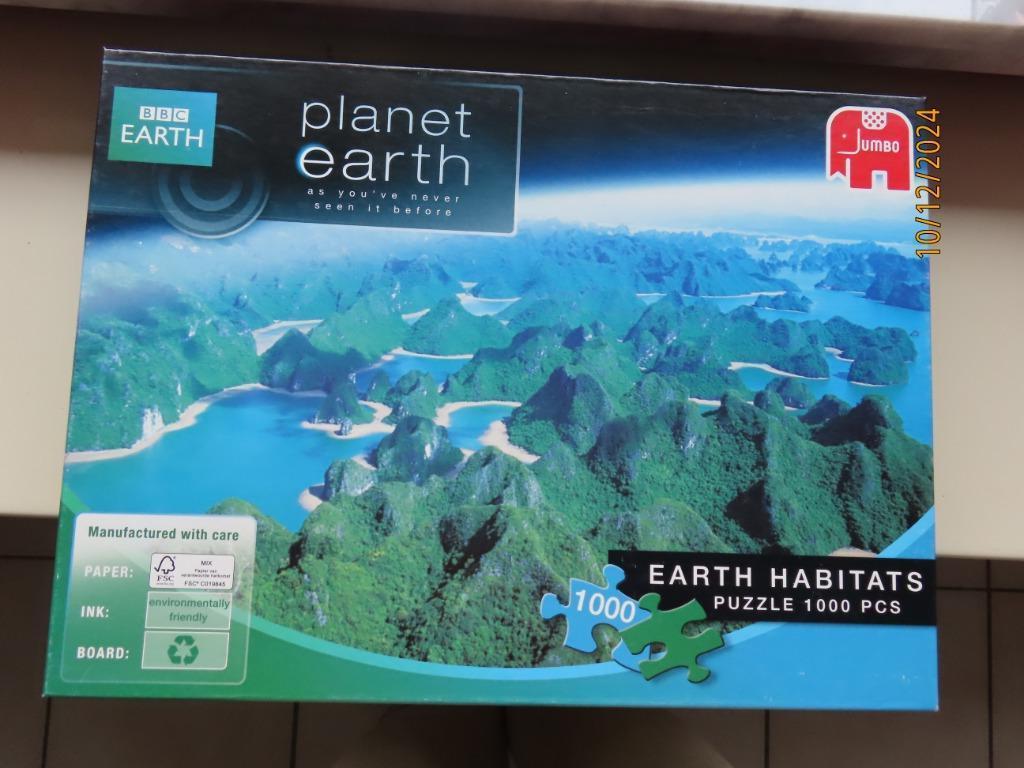 Puzzel 1000 st - Planet Earth, Hobby en Vrije tijd, Denksport en Puzzels, Zo goed als nieuw, Legpuzzel, 500 t/m 1500 stukjes, Ophalen of Verzenden