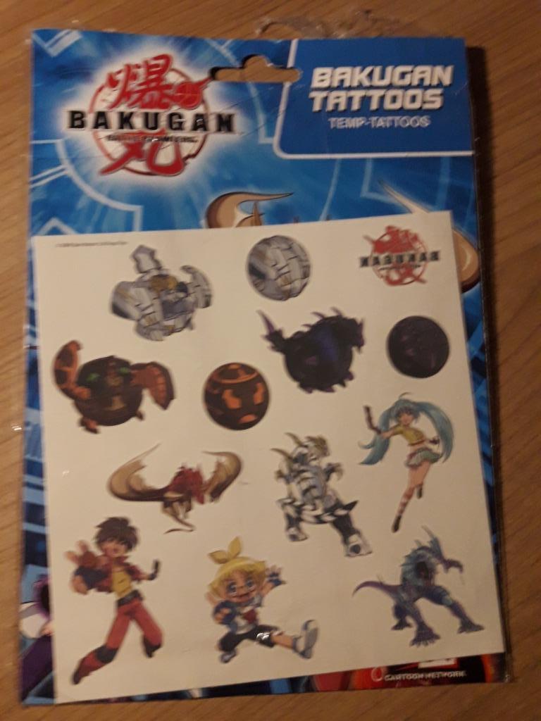Bakugan tattoos, Kinderen en Baby's, Speelgoed | Actiefiguren, Zo goed als nieuw, Ophalen of Verzenden