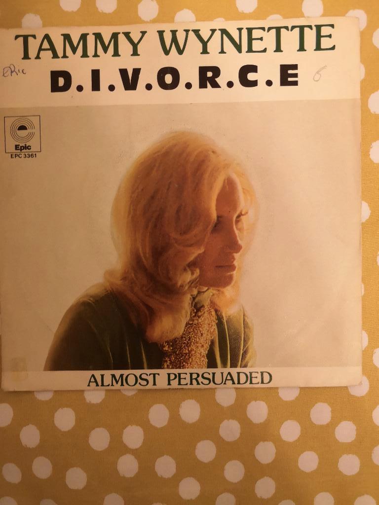 Tammy-Wynette-Divorce célibataire, Enlèvement ou Envoi, Utilisé