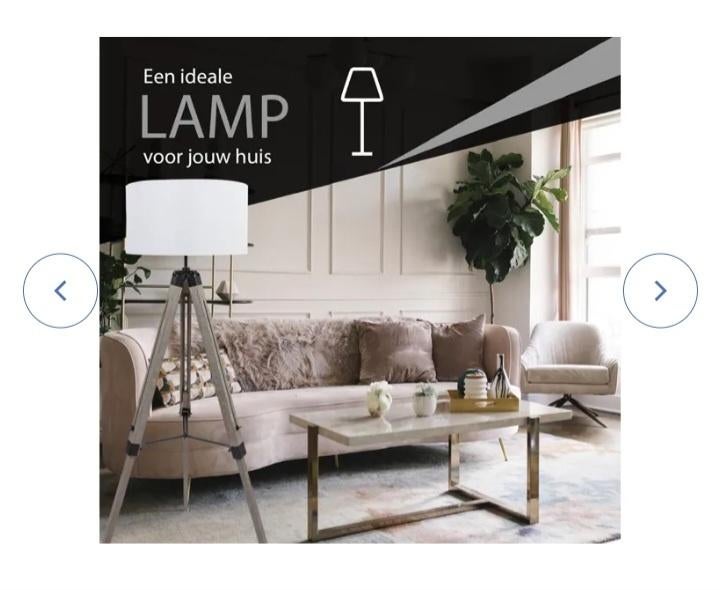 Staande lamp, Huis en Inrichting, Ophalen, Nieuw, Hout, Eigentijds pas bij alles