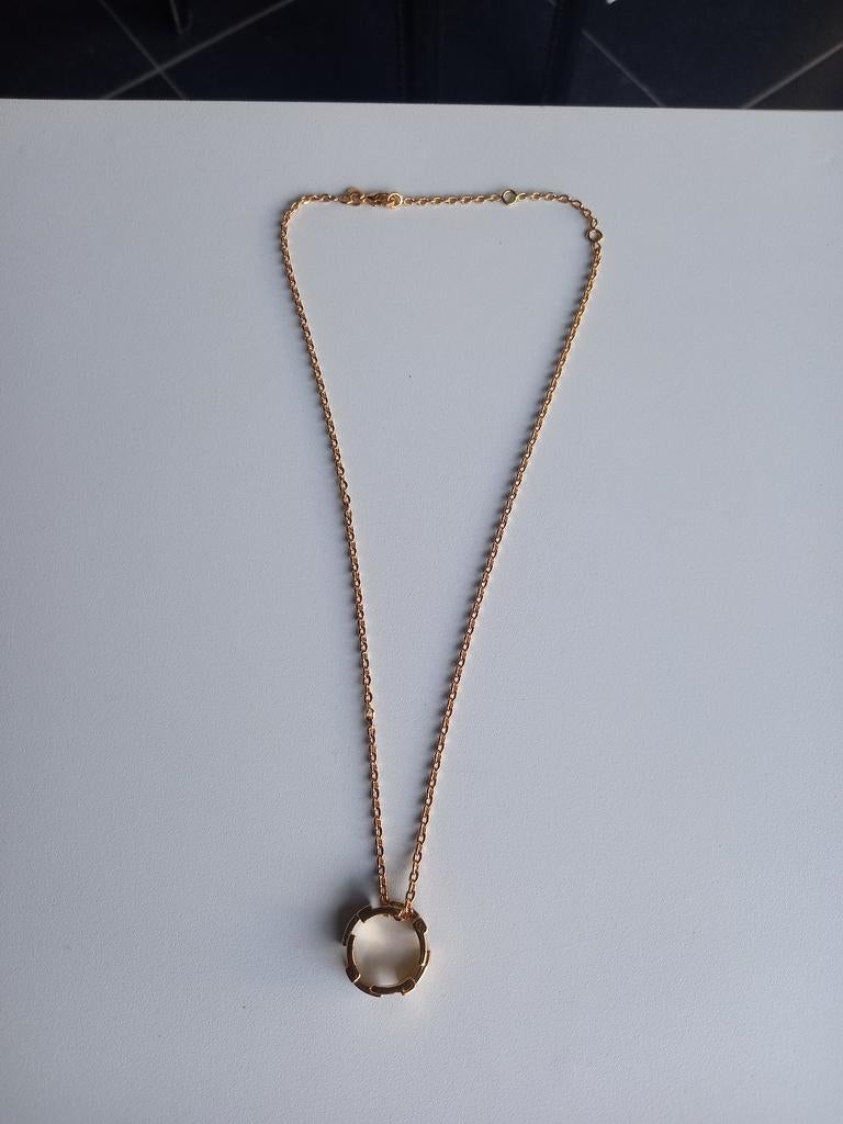 Chaîne et pendentif Lancel Néo doré, Enlèvement ou Envoi, Neuf, Avec pendentif