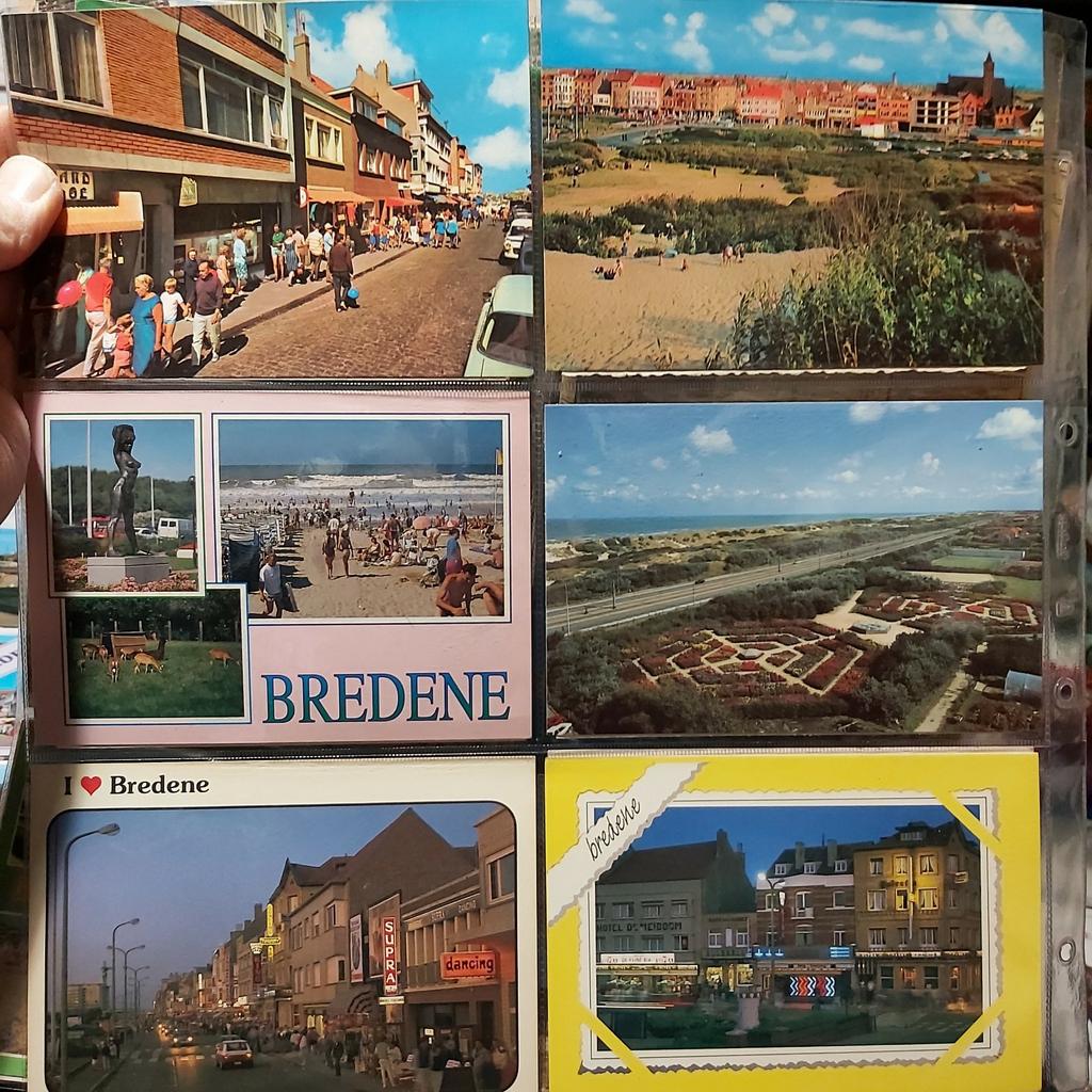 83 postkaarten gelopen en ongelopen Bredene 1960 1990, Ophalen of Verzenden