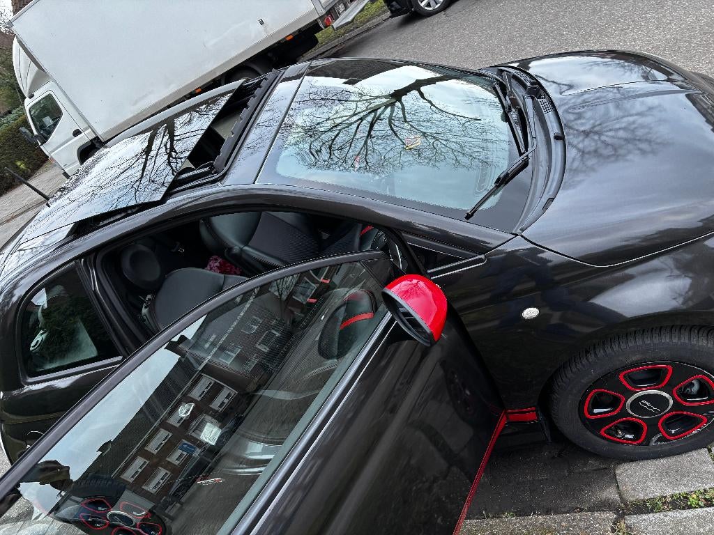 fiat 500 e, Auto's, Fiat, Automaat, 4 zetels, Zwart, Elektrisch