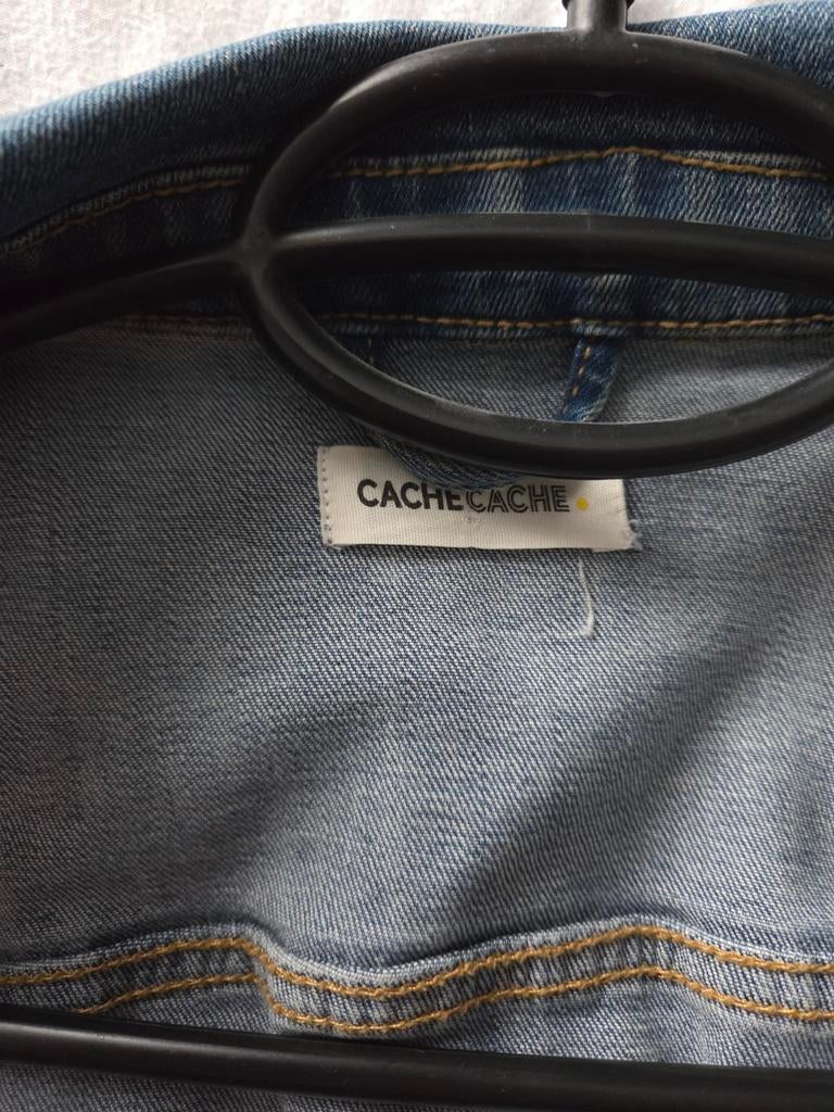 Jeansjack voor dames 36 cache-cache-cache, Ophalen of Verzenden, Zo goed als nieuw