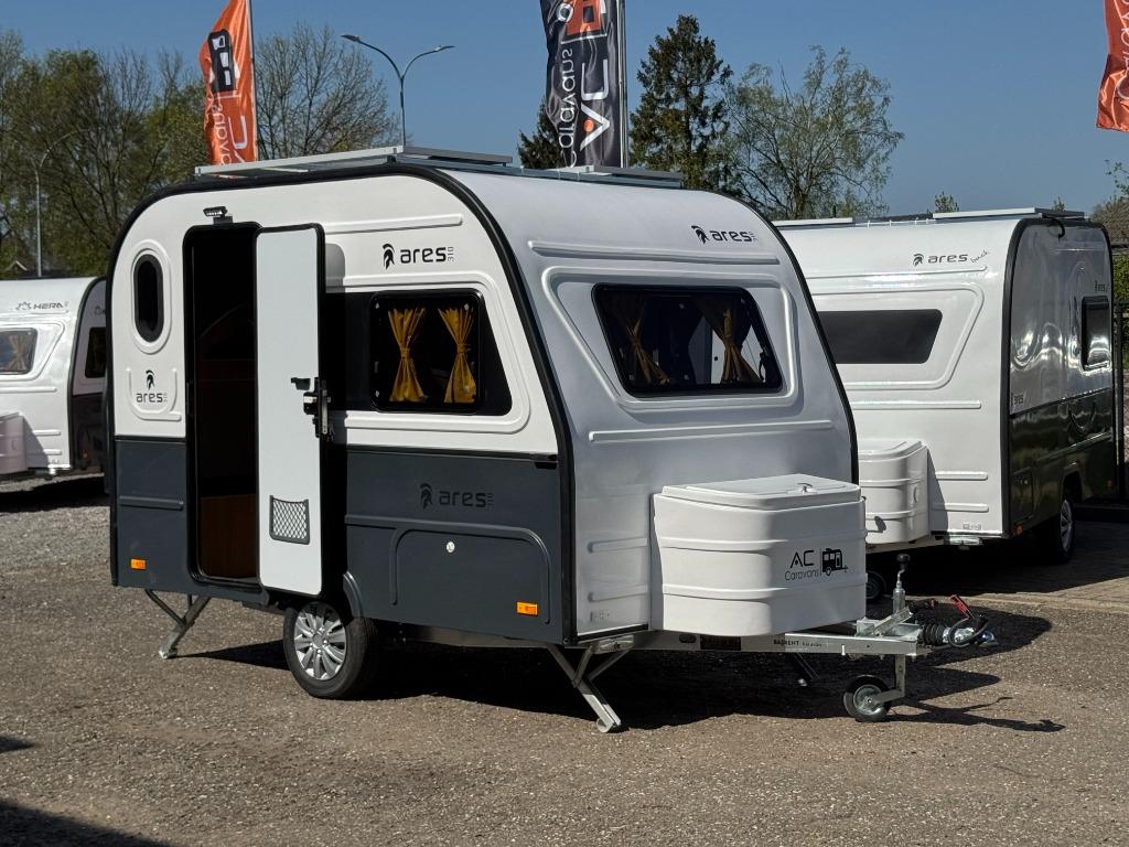 ✅CARAVAN ARES 310 • GRIJS • NIEUW • 4PERSOONS • 710KG • ALKO, Overige merken, Bedrijf, Treinzit, 4 tot 5 meter