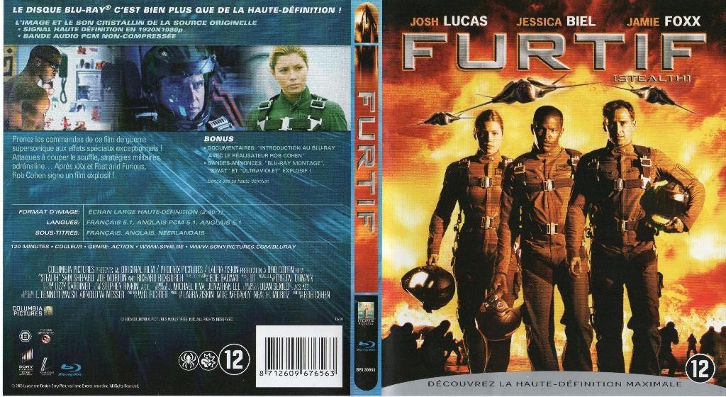 furtif (stealth) (blu-ray) neuf, Enlèvement ou Envoi, Comme neuf, Action