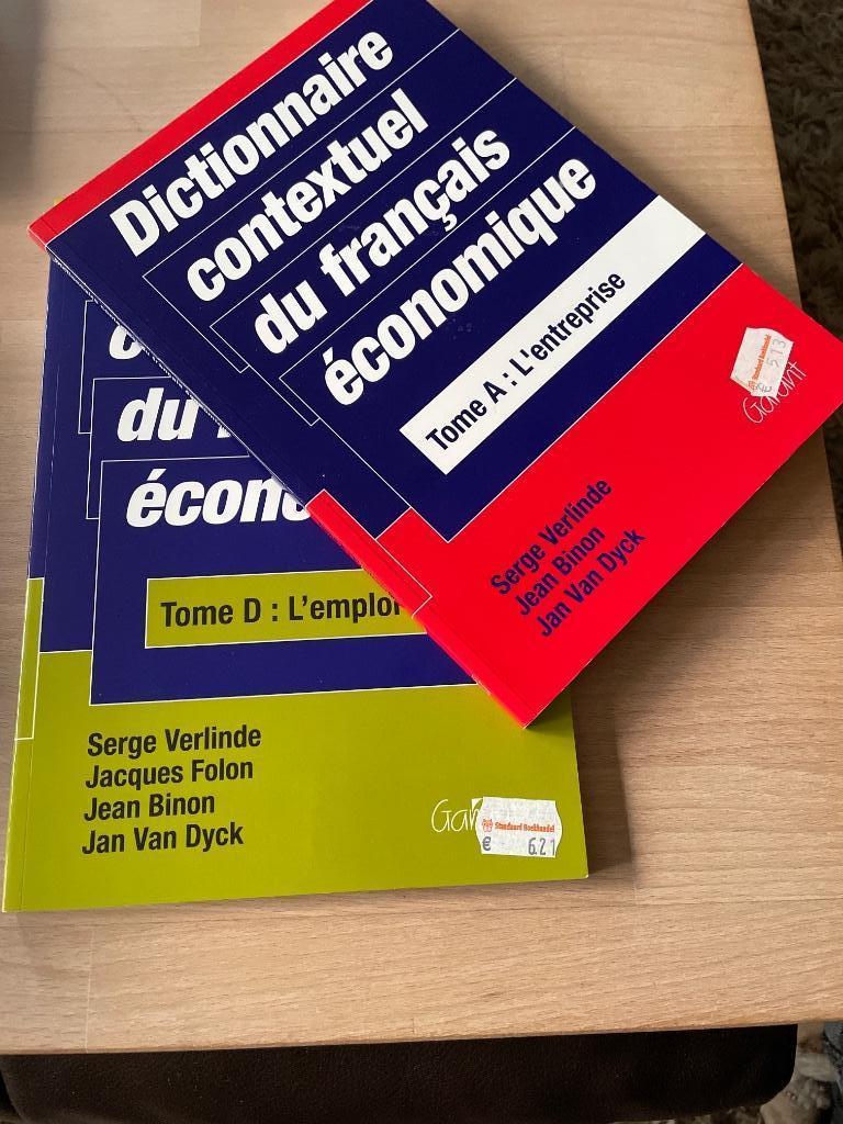 Dictionnaire contextuel du français économique, Ophalen of Verzenden, Gelezen
