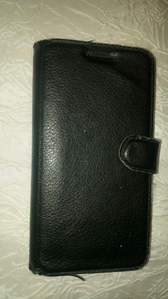 Housse coque Huawei cuir noir, Télécoms, Enlèvement ou Envoi, Utilisé