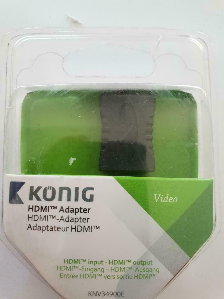 HDMI input naar HDMI output adapter - Nieuwe originele verpa, Ophalen of Verzenden, Nieuw, Minder dan 2 meter, HDMI-kabel
