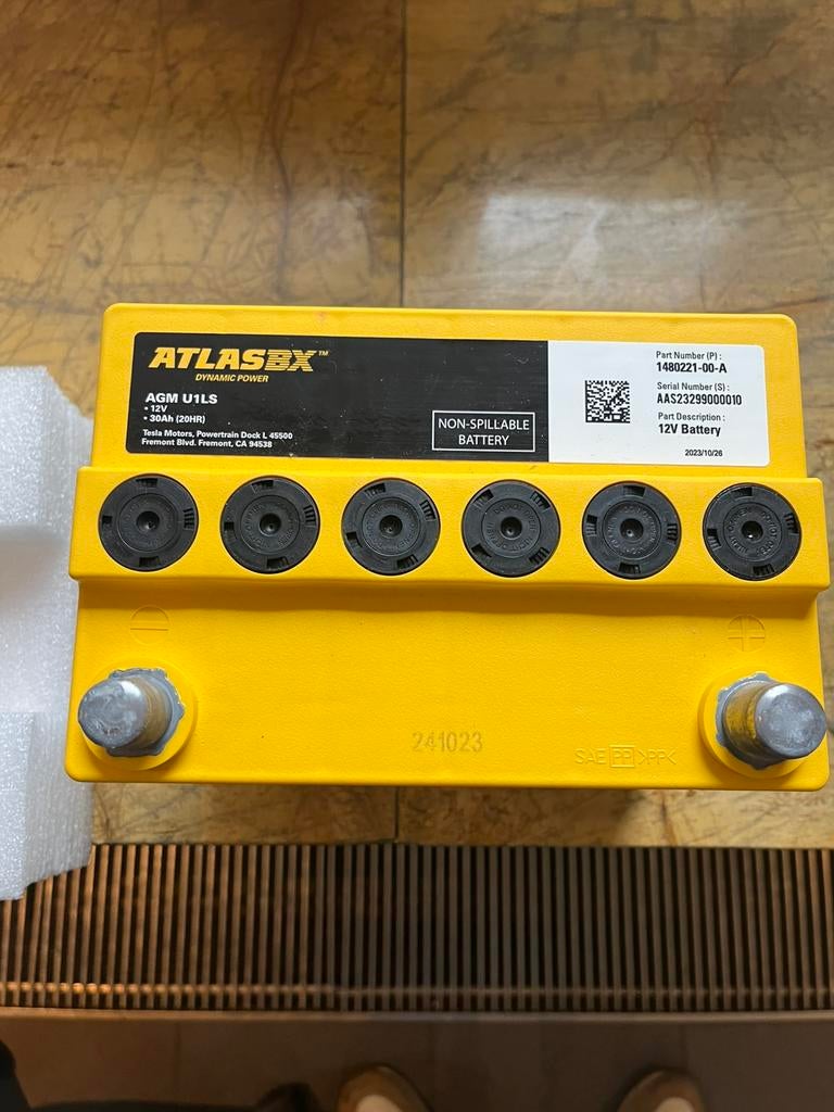 12v Batterij accu Tesla Model S (2016-2021), Ophalen, Nieuw