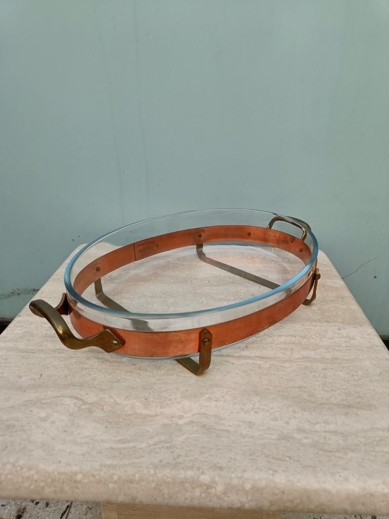 Vintage Nilsjohan Sweden ovenschaal, Enlèvement ou Envoi, Utilisé, Verre