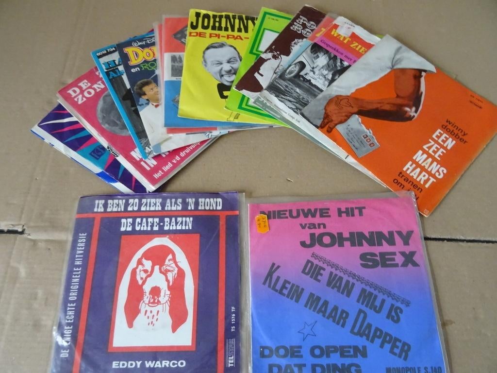 Vintage singles collectie 23 singles 3 elpees Nederlands e.a, Cd's en Dvd's, Vinyl Singles, Gebruikt, Single, Nederlandstalig