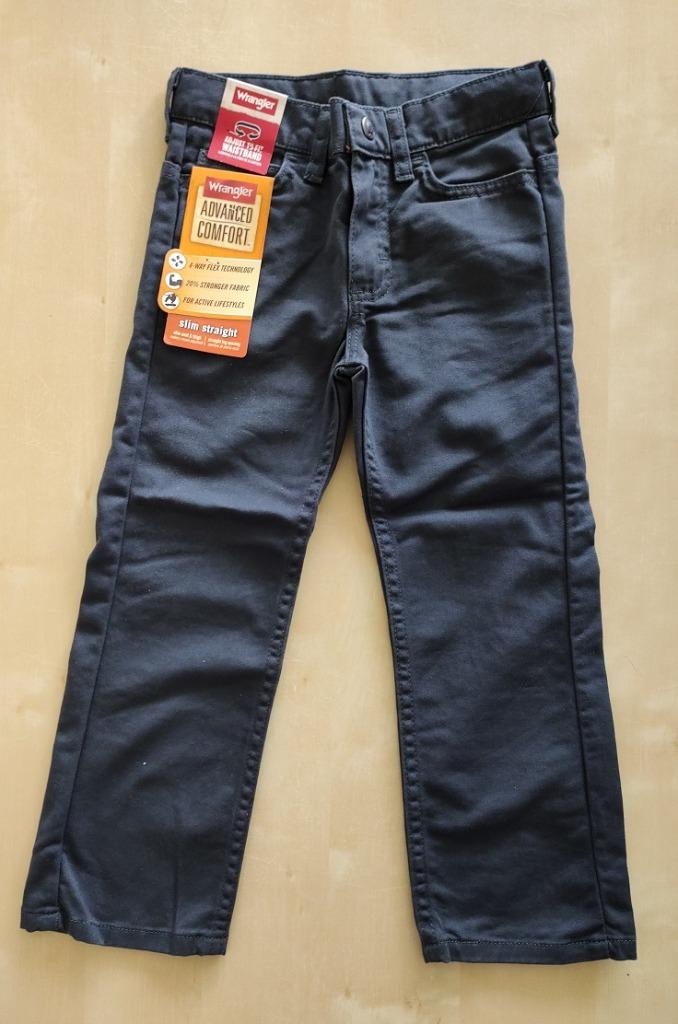 Donkergrijze (antraciet) Wrangler slim straight jeans, maat, Broek, Nieuw, Ophalen of Verzenden, Wrangler