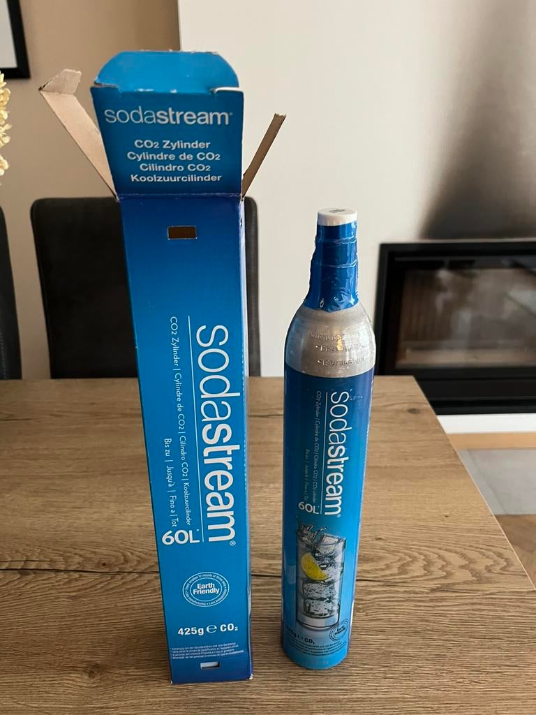 Cartouche gaz SodaStream bleu neuve, Electroménager, Machines à eau pétillante, Enlèvement, Neuf