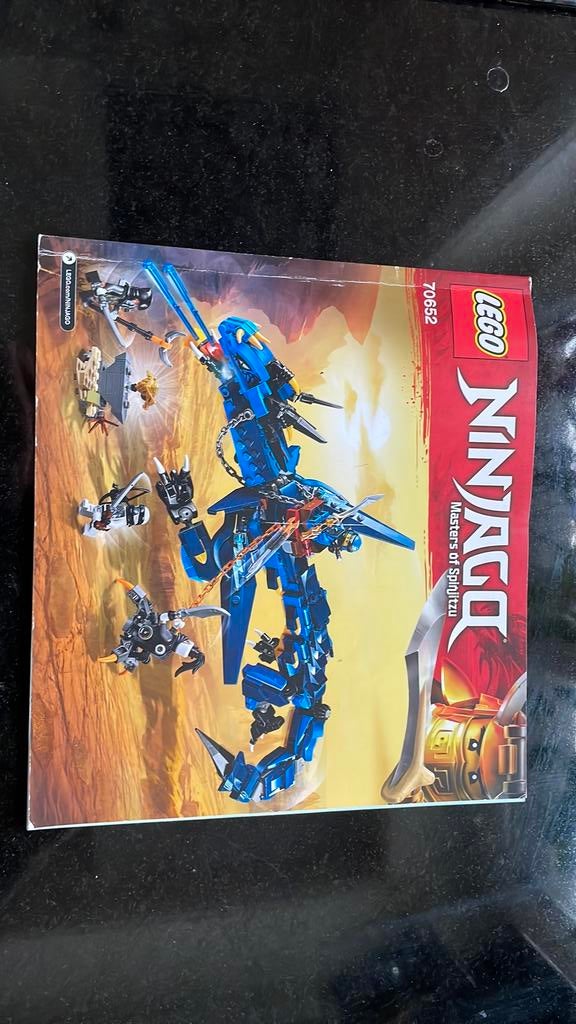 Lego ninjago 70652 Stormbringer - enkel boekje!, Ophalen, Zo goed als nieuw, Lego