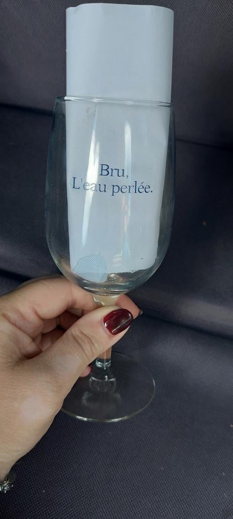 5 verres bru l eau perlée, Collections, Verres & Petits Verres, Enlèvement ou Envoi, Neuf