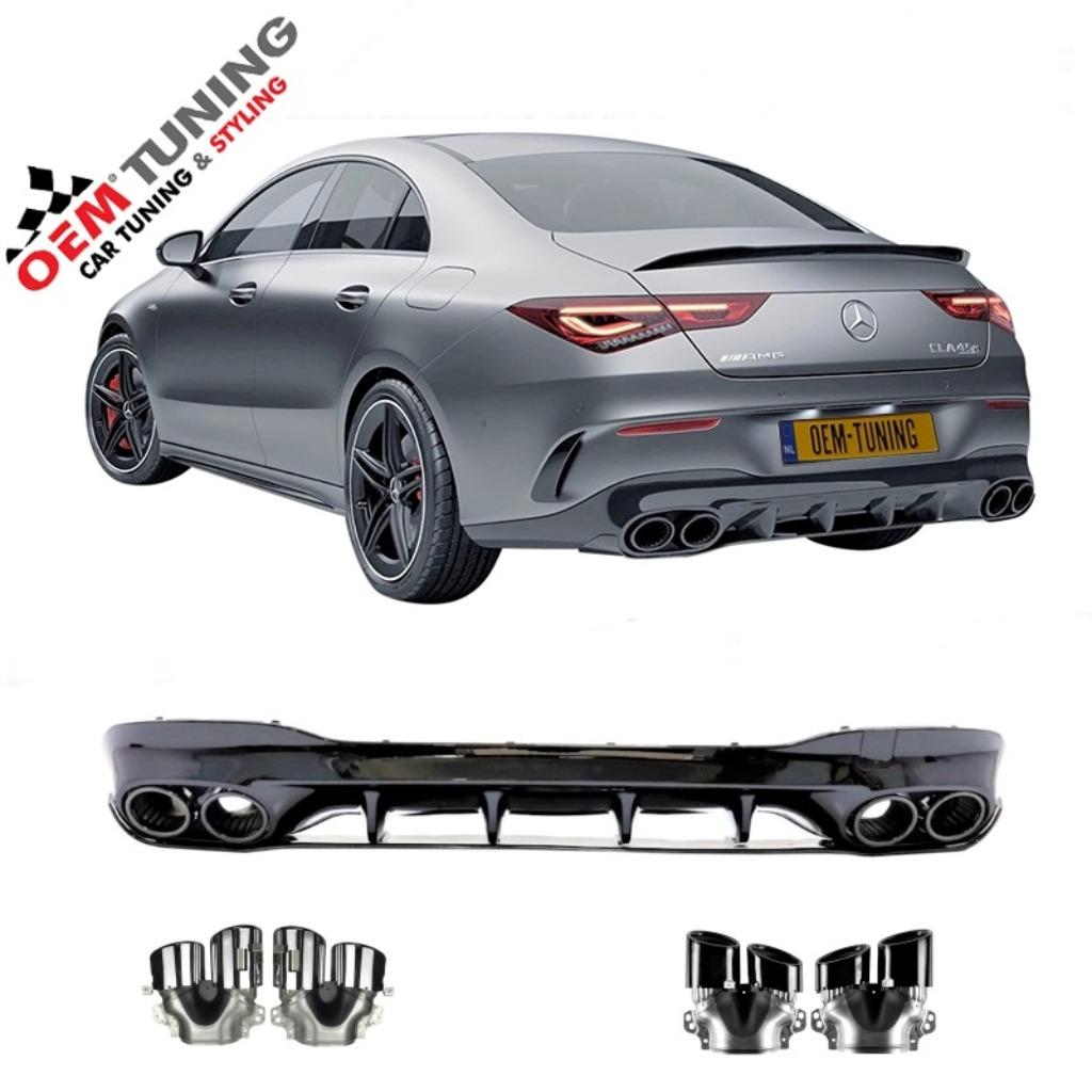 Mercedes-Benz CLA 45 S AMG Look Diffuser W118 | 2019 -2022 |, Mercedes-Benz, Nieuw, Ophalen of Verzenden, Achter