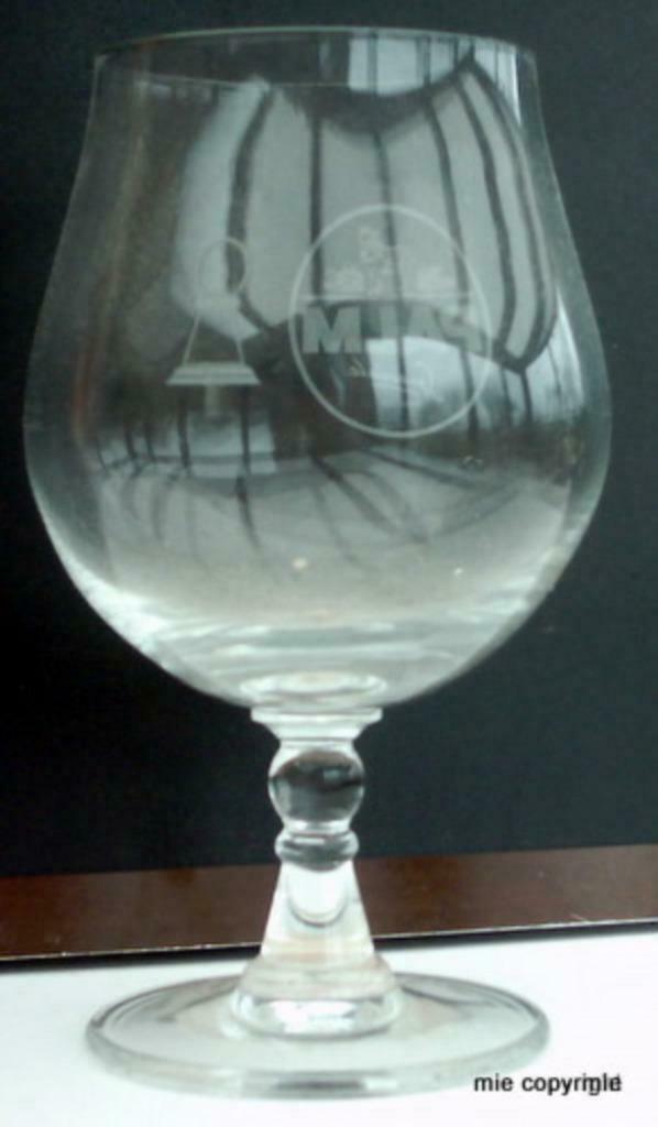 Bier brouwerij glas Palm schaakspel E, Verzamelen, Ophalen of Verzenden, Zo goed als nieuw, Bierglas