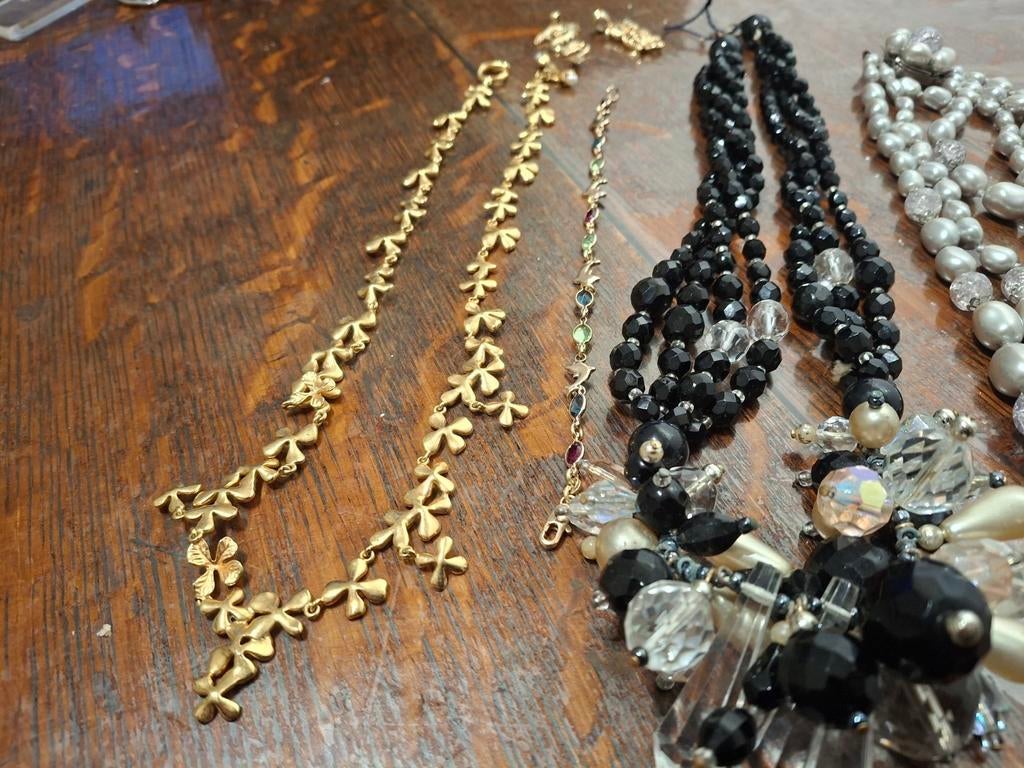 Lot juwelen, Handtassen en Accessoires, Kettingen, Ophalen, Zo goed als nieuw