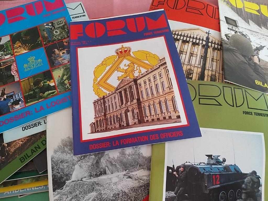 Land Force Forum Magazines jaar 14 n2 tot jaar 21 n6, Ophalen of Verzenden, 1960 tot 1980, Tijdschrift