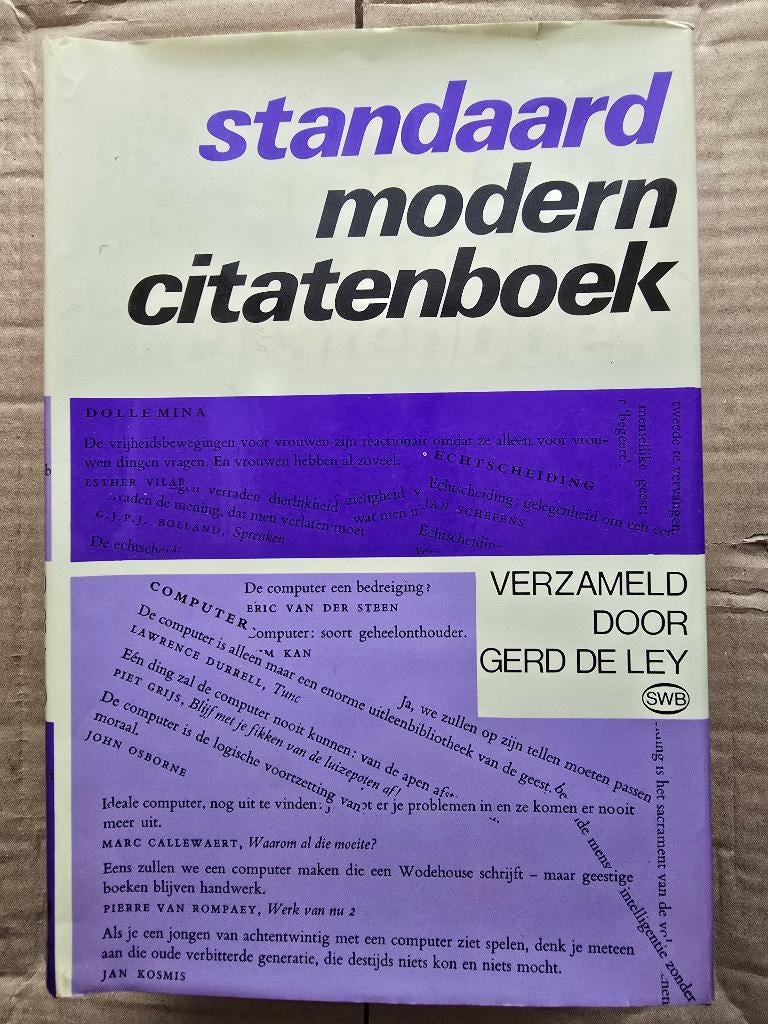 Standaard Modern Citatenboek, Ophalen of Verzenden, Zo goed als nieuw, Overige uitgevers, Nederlands