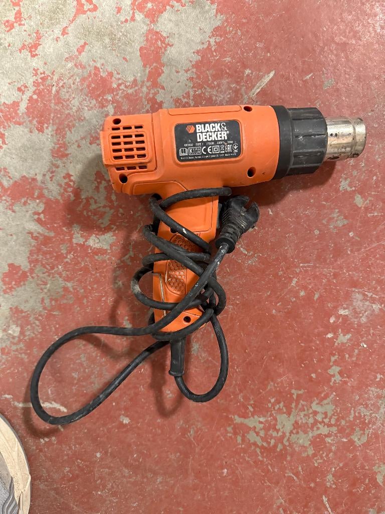 Black & Decker heteluchtbrander - KX1650, Ophalen, Gebruikt