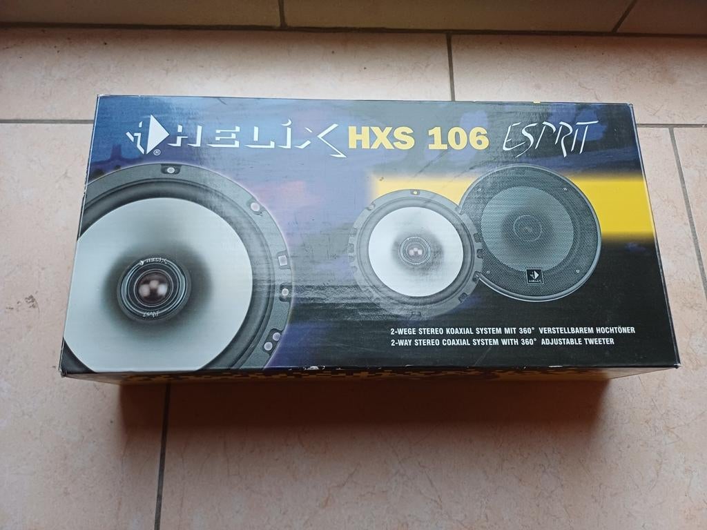 Enceintes Helix HXS 106 – Neuves -, Auto diversen, Autospeakers, Nieuw, Ophalen