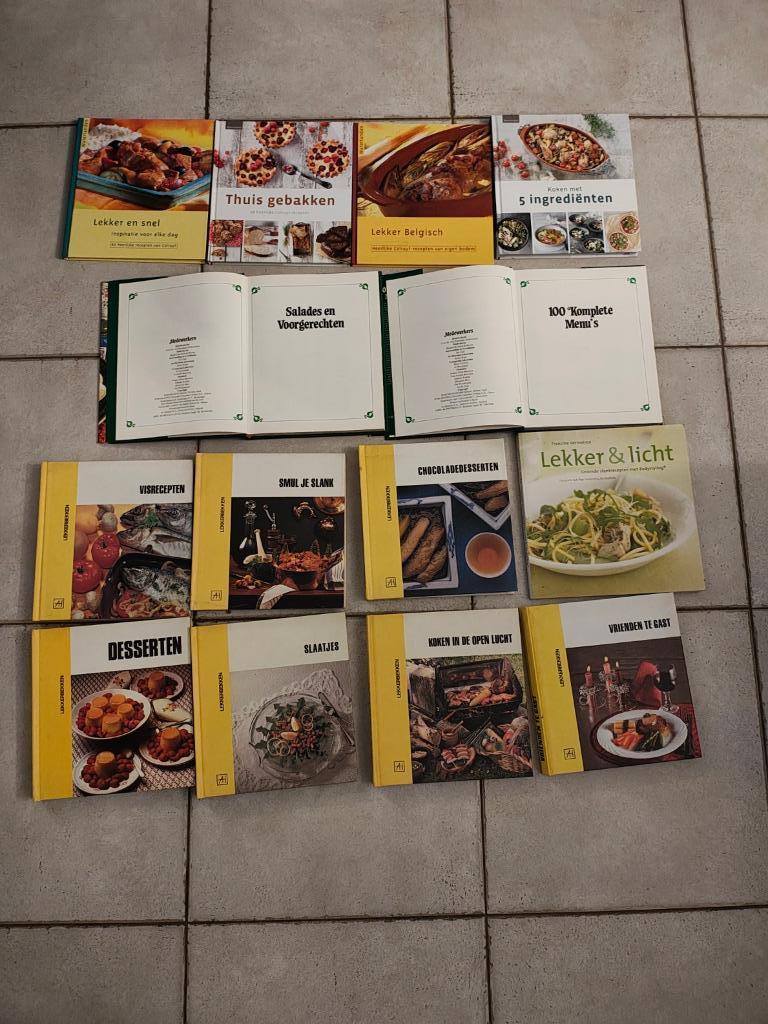 vintage kook en receptenboeken, Voorgerechten en Soepen, Diverse auteurs, Europa, Gezond koken